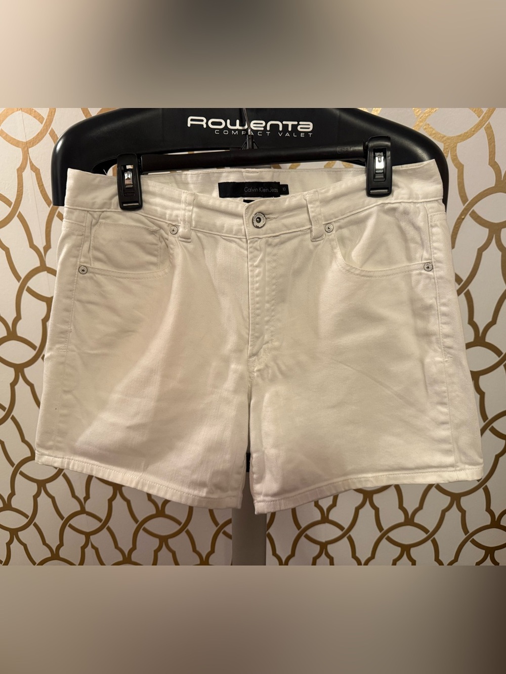 Calvin Klein Jeans White Denim Shorts size 10